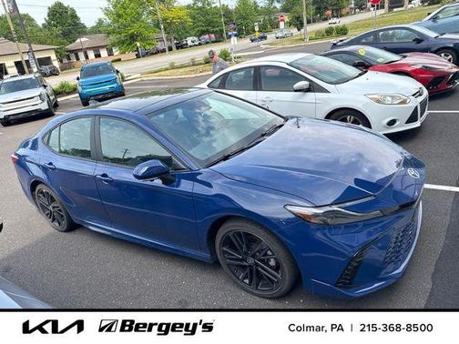 Reservoir Blue 2025 Toyota Camry XSE