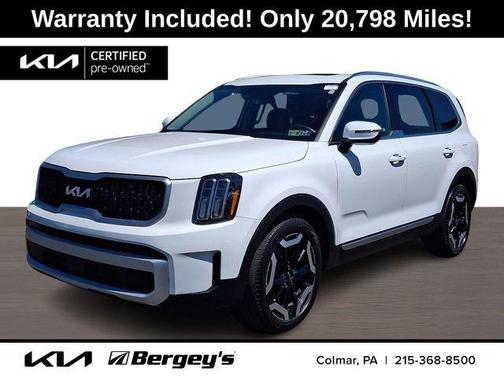 Glacial White Pearl 2024 Kia Telluride EX
