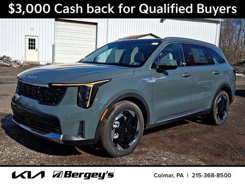 Cityscape Green 2026 Kia Sorento Hybrid EX