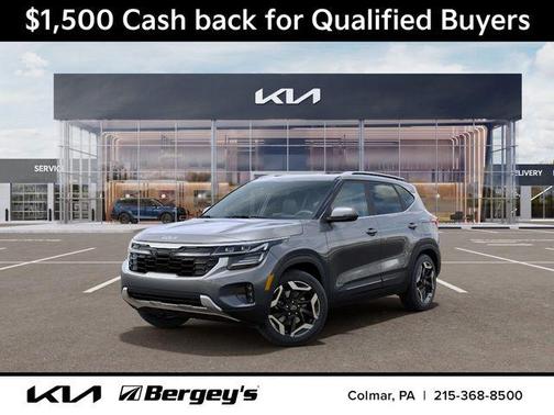 Steel Gray 2026 Kia Seltos SX