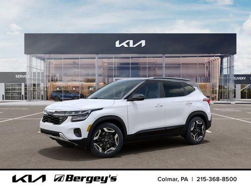 Clear White/Black Roof 2026 Kia Seltos SX