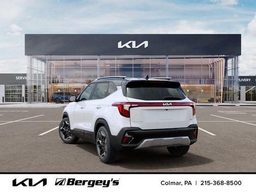 Clear White/Black Roof 2026 Kia Seltos SX