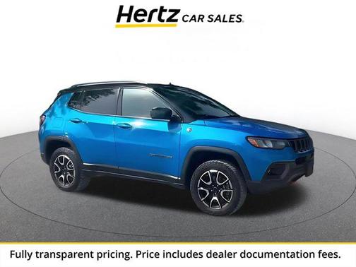 Hydro Blue Pearlcoat 2025 Jeep Compass Trailhawk