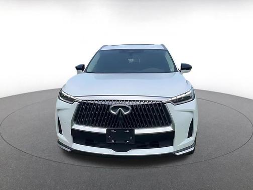 Radiant White 2026 INFINITI QX60 LUXE AWD