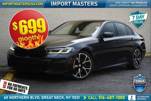 Black 2022 BMW 530 i