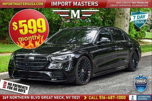 Black 2022 Mercedes-Benz S-Class 4MATIC