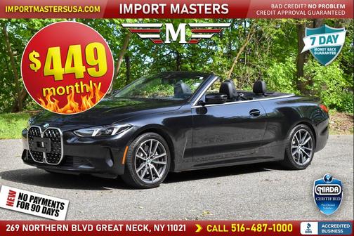 Black 2025 BMW 430 i xDrive