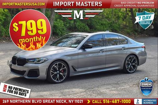 Skyscraper Gray Metallic 2023 BMW M550 i Xdrive