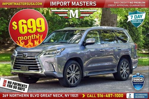 Grey 2018 Lexus LX 570 Base