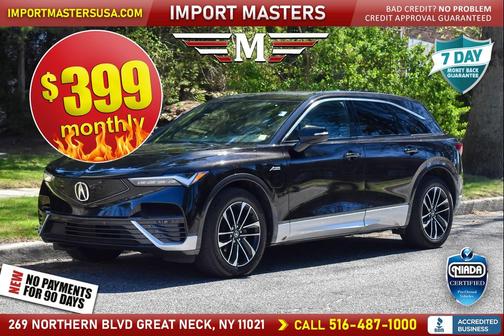 Cosmic Black Metallic 2024 Acura ZDX A-SPEC