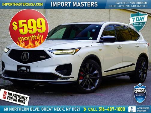 Platinum White Pearl 2022 Acura MDX Type S
