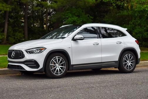 White 2021 Mercedes-Benz AMG GLA 35 4MATIC