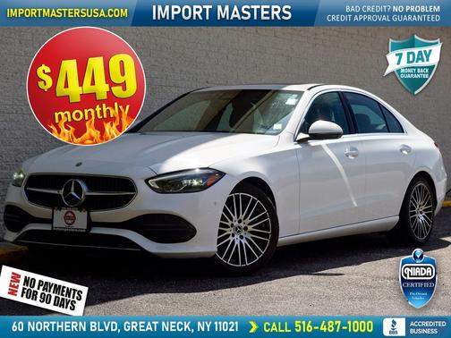 White 2022 Mercedes-Benz C-Class C 300 4MATIC