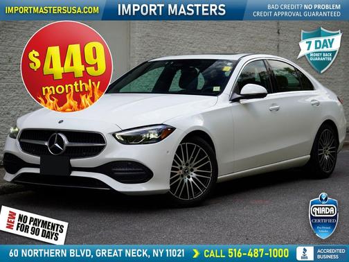 White 2022 Mercedes-Benz C-Class C 300 4MATIC