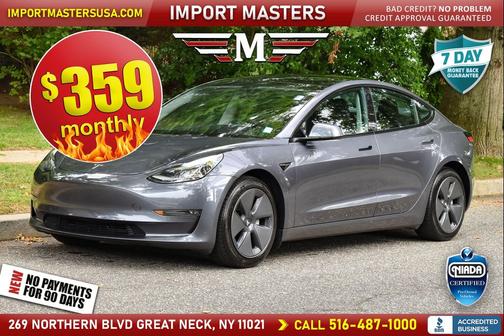 Grey 2022 Tesla Model 3 Long Range