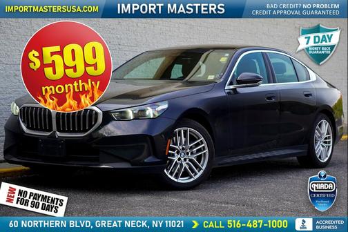 Black 2025 BMW 530 xDrive