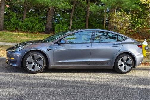 Solid Black 2022 Tesla Model 3 Long Range