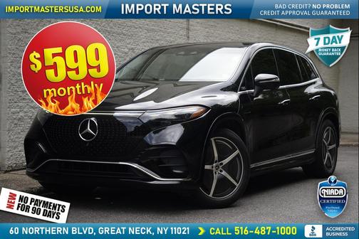 Black 2023 Mercedes-Benz EQS 580 4MATIC