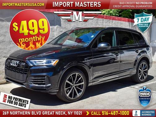 Mythos Black Metallic 2023 Audi Q7 55 Premium Plus