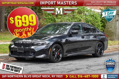 Black Sapphire Metallic 2024 BMW M340 M340i xDrive Sedan