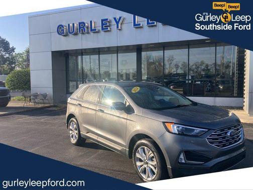 Gray Metallic 2024 Ford Edge Titanium