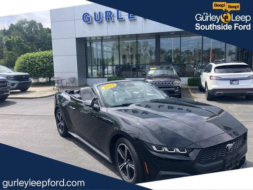 Shadow Black 2024 Ford Mustang EcoBoost Premium