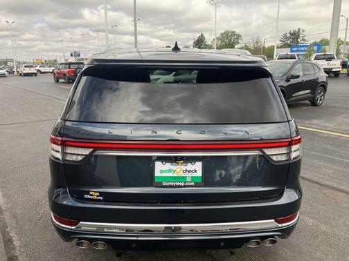 Flight Blue Metallic Clearcoat 2023 Lincoln Aviator Black Label AWD