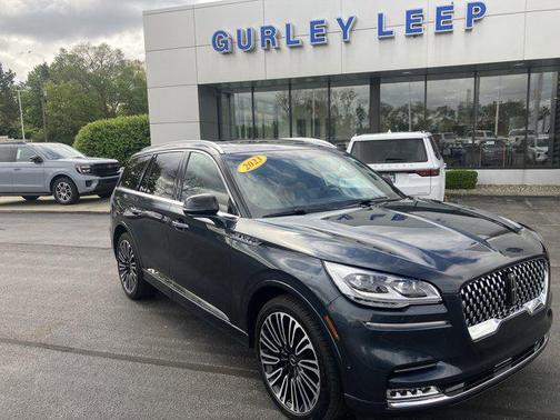 Flight Blue Metallic Clearcoat 2023 Lincoln Aviator Black Label AWD