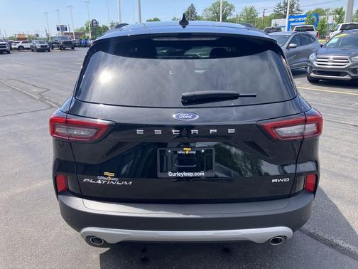 Agate Black Metallic 2025 Ford Escape Platinum
