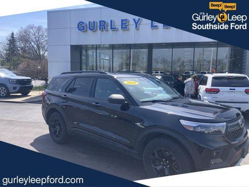 Agate Black Metallic 2021 Ford Explorer Timberline