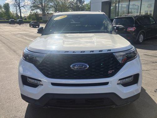 Star White Metallic Tri-Coat 2023 Ford Explorer ST