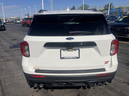 Star White Metallic Tri-Coat 2023 Ford Explorer ST