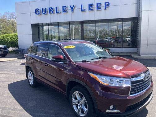 Ooh La La Rouge Mica 2015 Toyota Highlander Limited Platinum