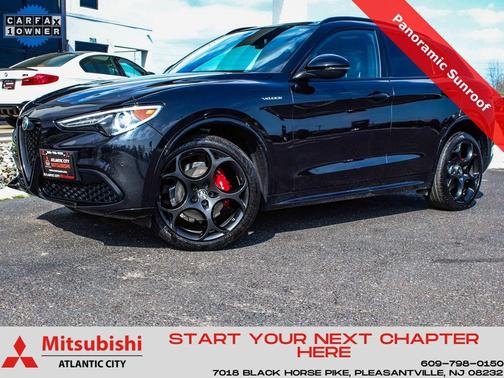 Vulcano Black Metallic 2023 Alfa Romeo Stelvio Veloce AWD