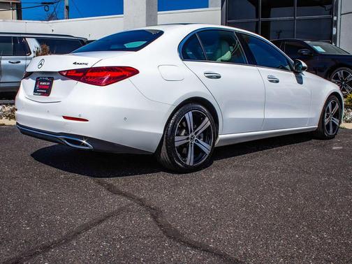 White 2025 Mercedes-Benz C-Class C 300 4MATIC