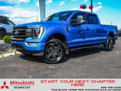 Velocity Blue Metallic 2021 Ford F-150 Lariat