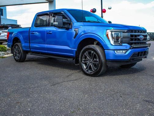 Velocity Blue Metallic 2021 Ford F-150 Lariat