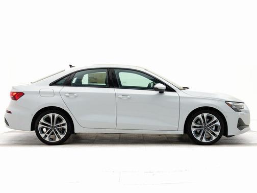 Glacier White Metallic 2025 Audi A3 Premium