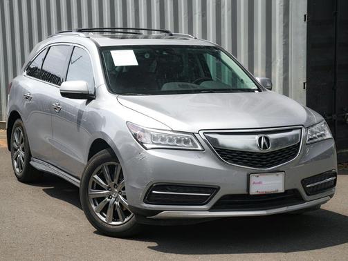 Lunar Silver Metallic 2016 Acura MDX 3.5L