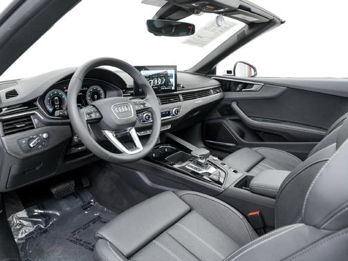 Glacier White Metallic/Black Roof 2023 Audi A5 Prestige 45 TFSI S line quattro S tronic