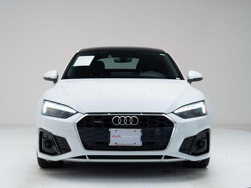 Glacier White Metallic 2024 Audi A5 Sportback 45 S Line Premium Plus