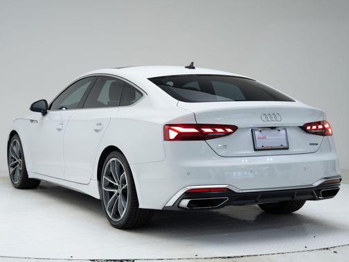 Glacier White Metallic 2024 Audi A5 Sportback 45 S Line Premium Plus