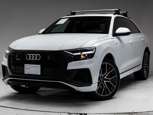Glacier White 2019 Audi Q8 3.0T Premium Plus