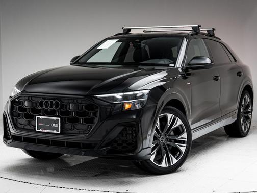 Mythos Black Metallic 2025 Audi Q8 55 Premium Plus