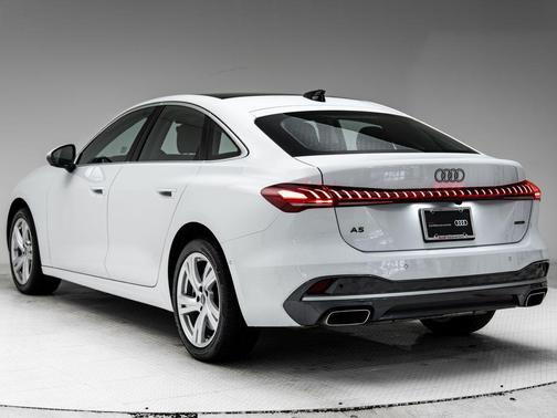 Glacier White Metallic 2025 Audi A5 Premium Plus TFSI quattro S tronic