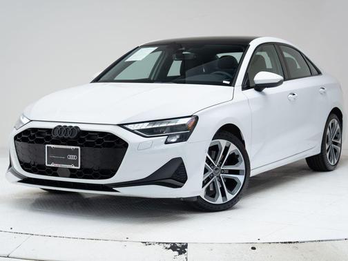 Glacier White Metallic 2025 Audi A3 Premium