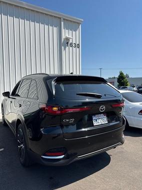 Jet Black Mica 2025 Mazda CX-70 PHEV Premium