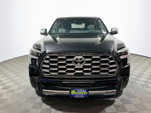 Midnight Black Metallic 2026 Toyota Sequoia Capstone