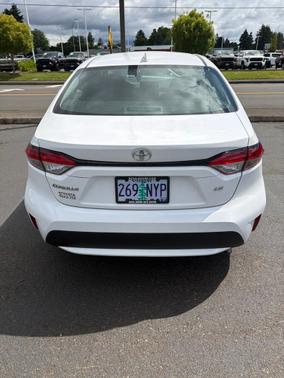 White 2022 Toyota Corolla LE