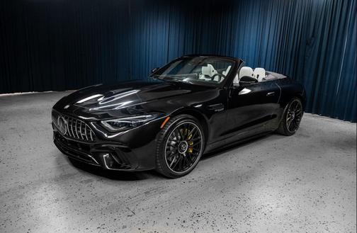 Obsidian Black Metallic 2023 Mercedes-Benz AMG SL 63 Base